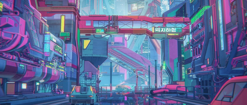 客户端使用的氛围配图，移动设备与界面